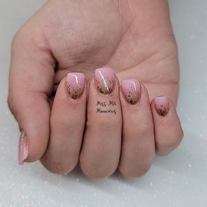 Short square press ons